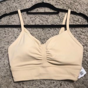Nulu front gather yoga bra size 6